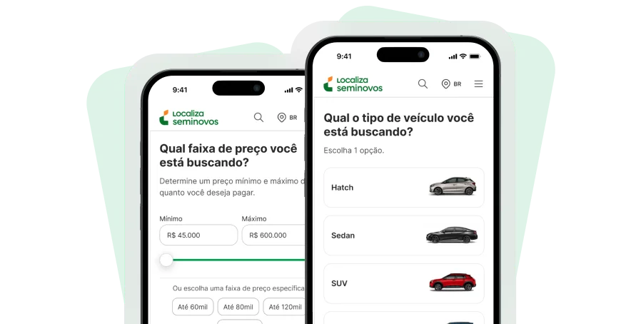 Celular no primeiro plano com pergunta do quizz e celular no segundo com pergunta do quizz